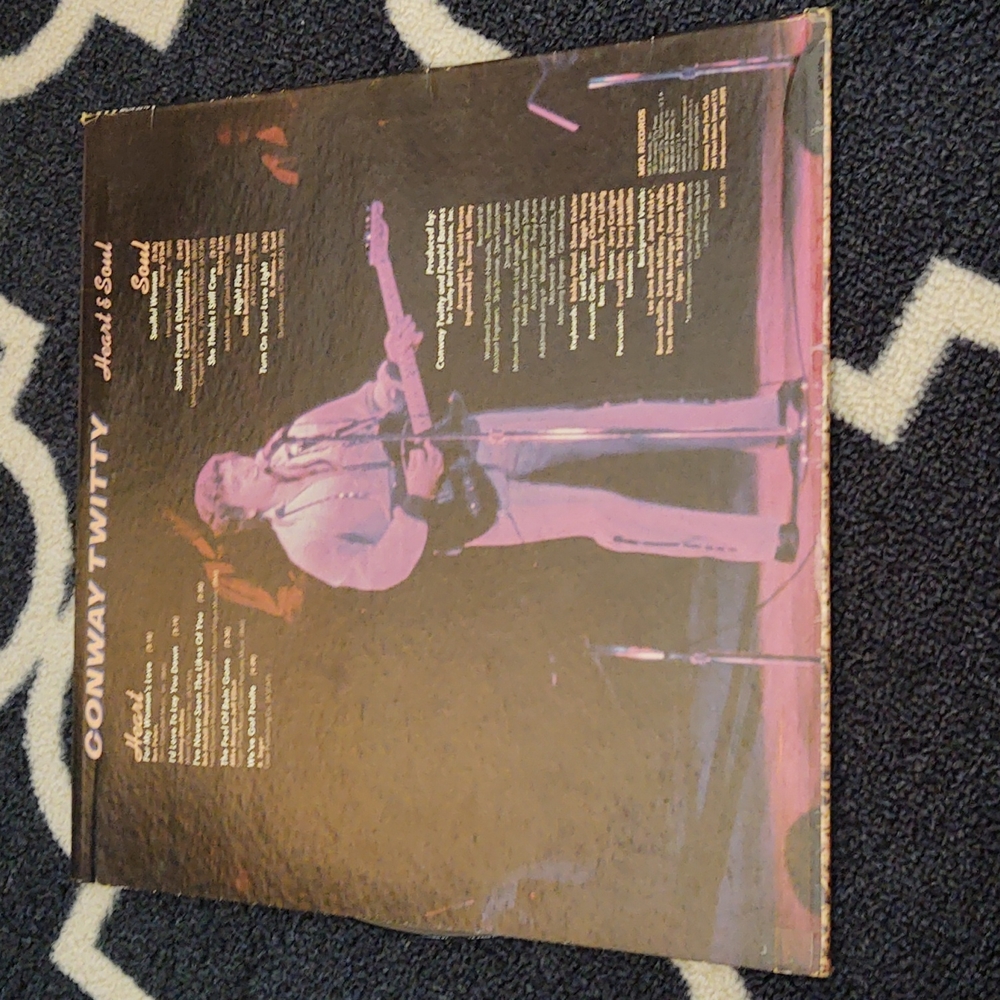 MCA Conway Twitty - Heart & Soul - Vintage Vinyl Record Album - 1980 - Picture 2 of 11